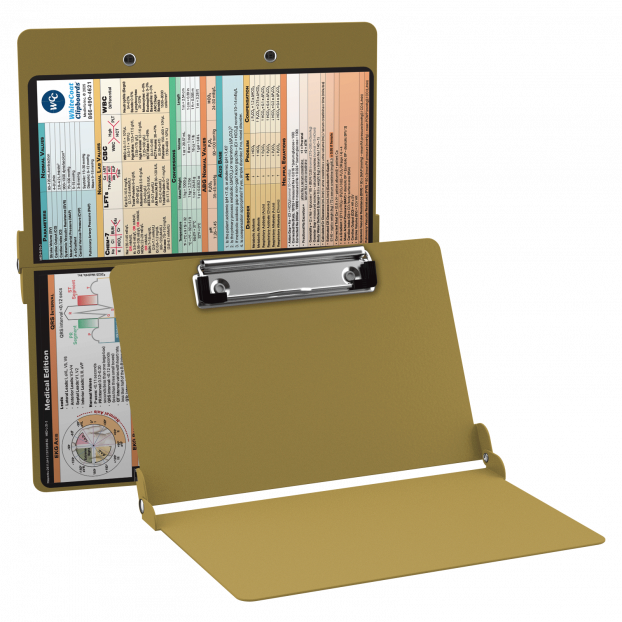 WhiteCoat Clipboard® - Tactical Brown Medical Edition